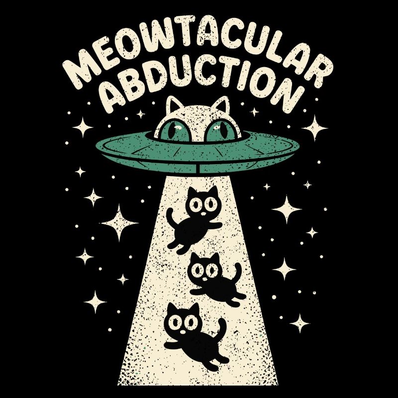 Enlèvement drôle d’extraterrestre chat