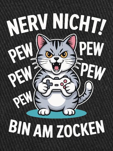 Courage Not I Gaming Cat Design