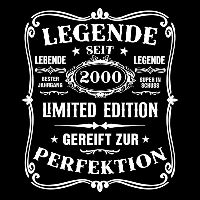 Legende Seit 2000 Geboren 2000 Geburtstag 2000