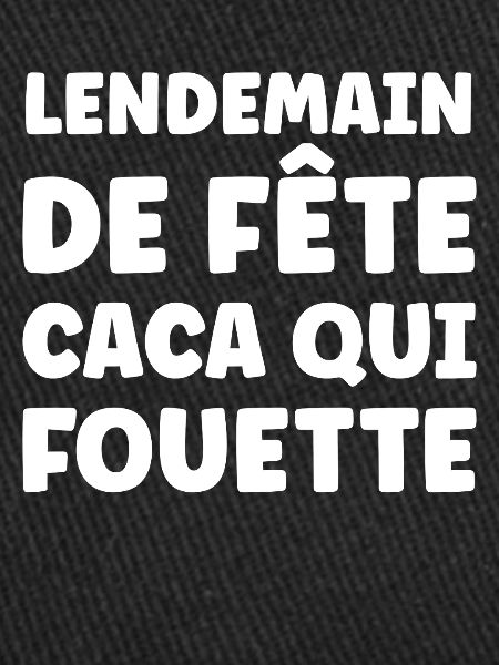 Lettrage audacieux après fête