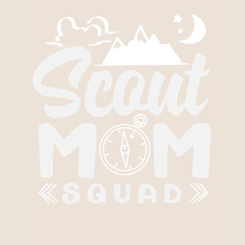 Stolze Mutter Pfadfinderin Scouting Mom Squad