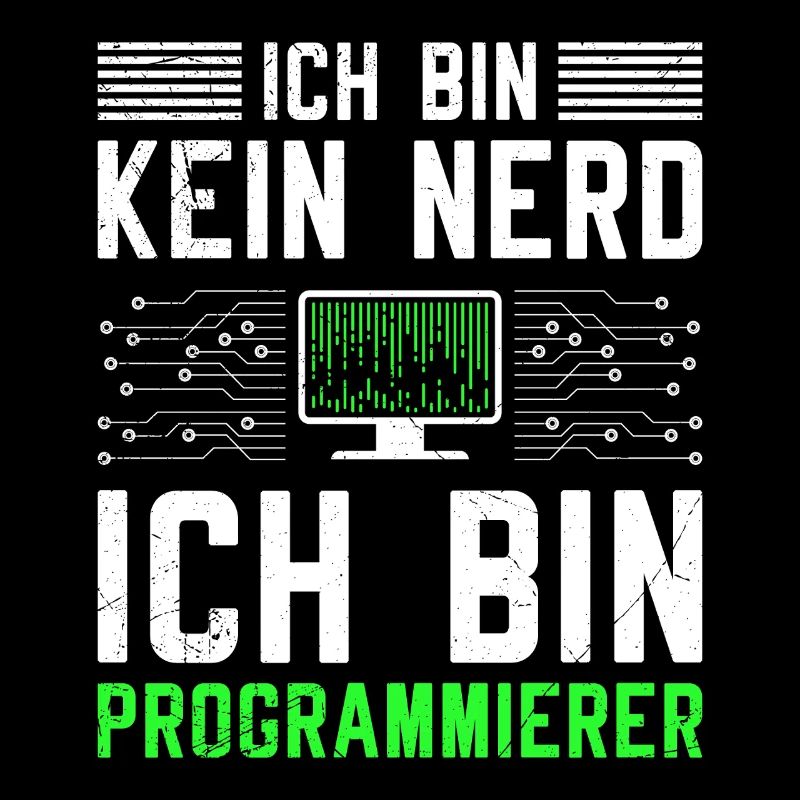 Ordinateur Je ne suis pas un nerd Je suis un programmeur