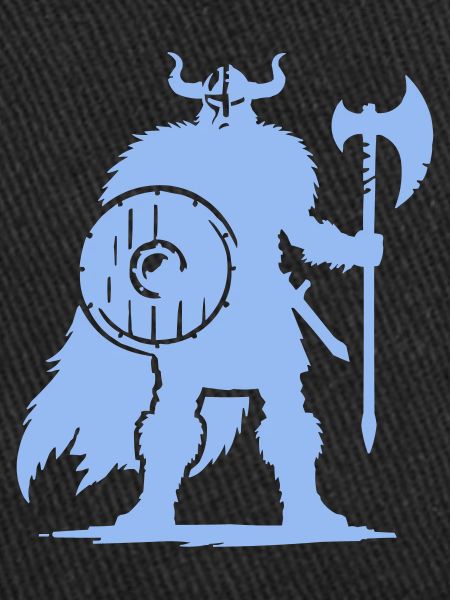 Guerrier viking avec hache et bouclier
