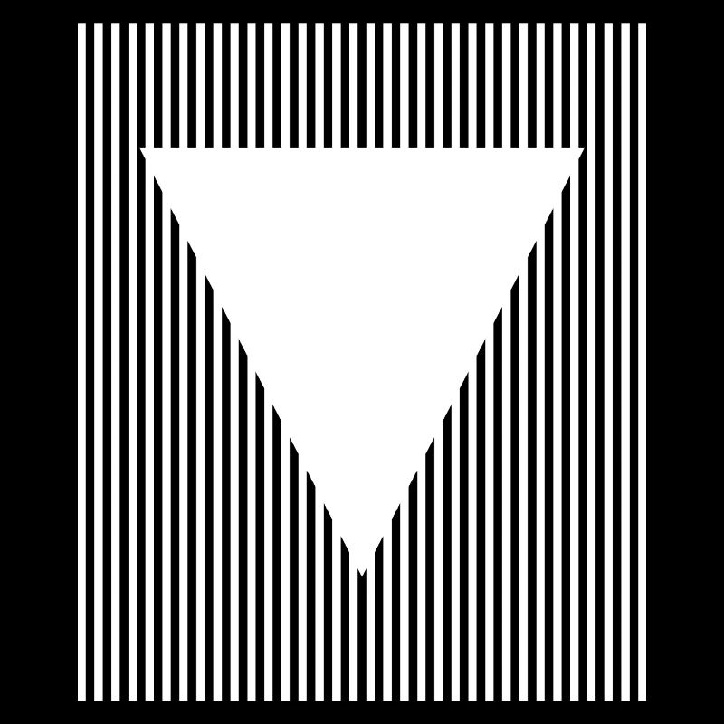 triangle and lines geometric design