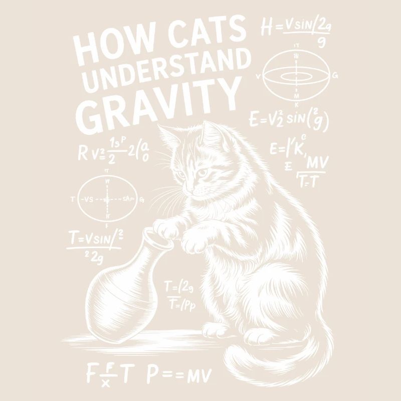 Physics Cats Sayings Math Joke Physics Gift