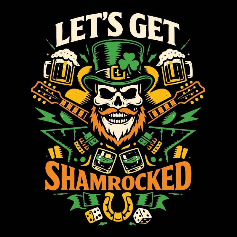 Let's Get Shamrocked | St Patrick's Skull Party