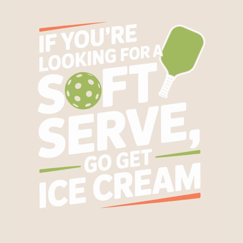 Pickleball Player Looking For Soft Serve Dinking