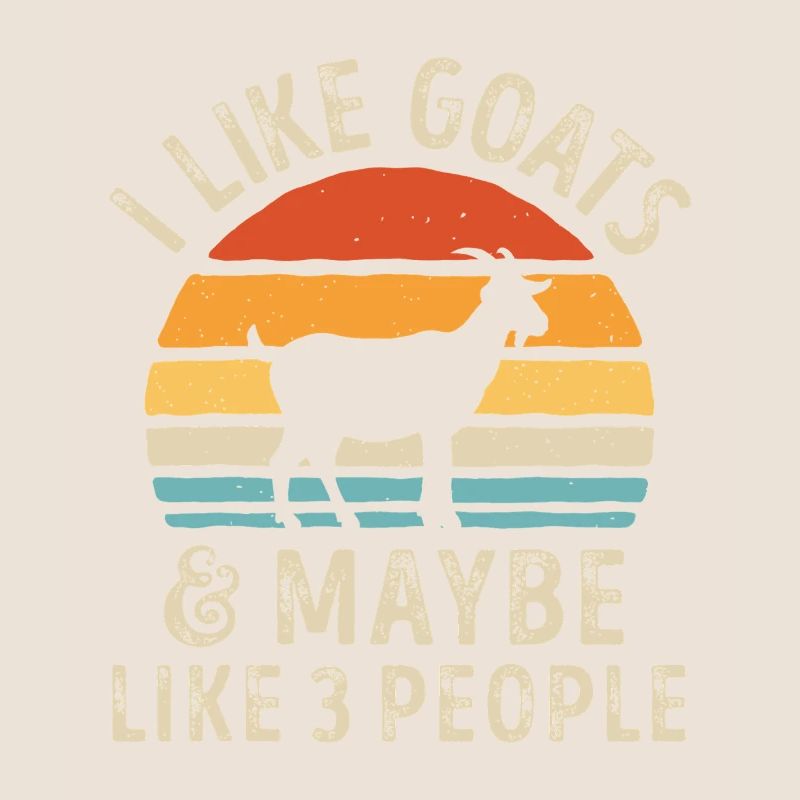 Goat Sunset Meme Tee