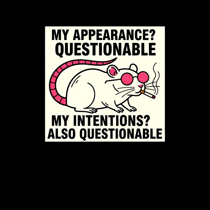 Apparence douteuse, rat