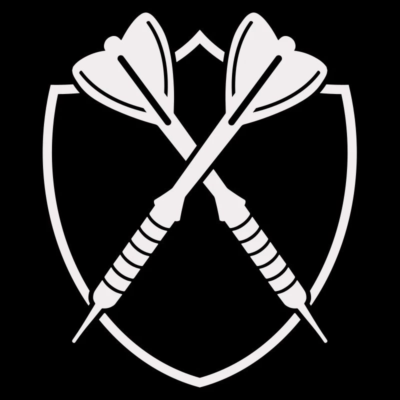 Croix de Bouclier de Fléchettes – Symbole de Précision