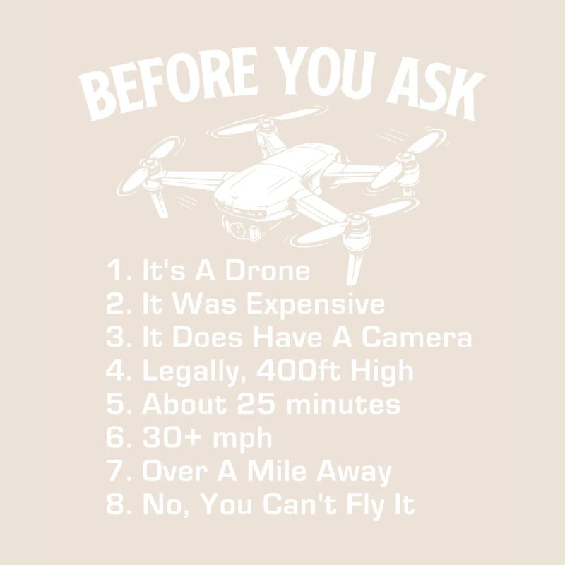 C’est un FAQ sur les drones Pilote Humour