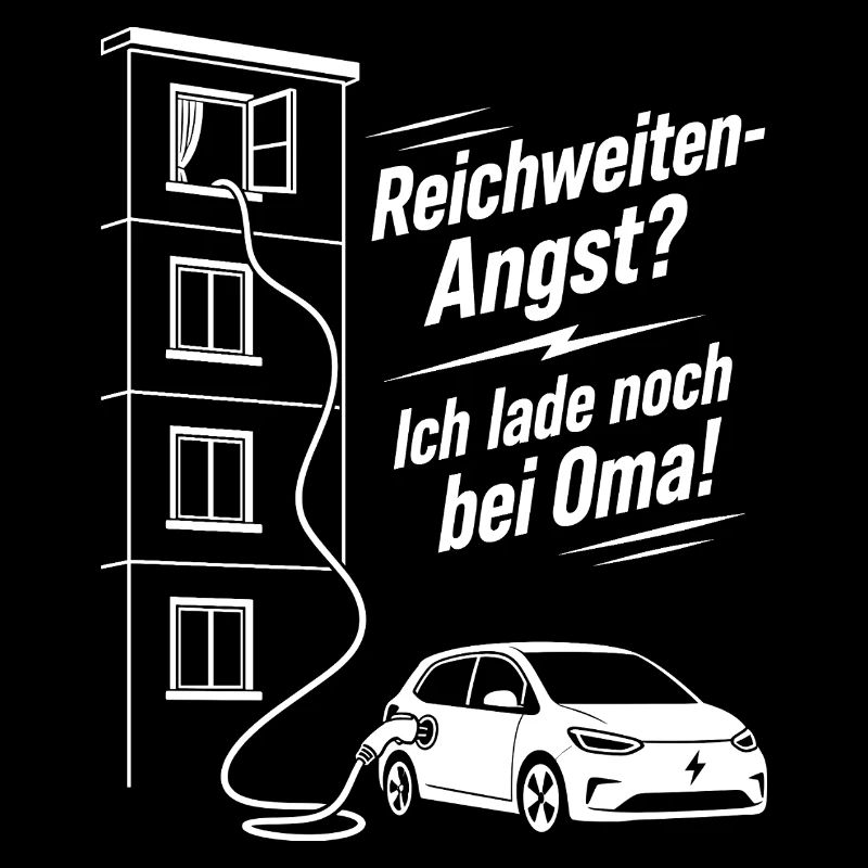 Reichweiten Angst, E Auto, Oma