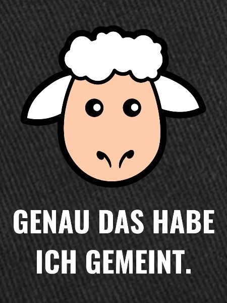 Genau das habe ich gemeint.