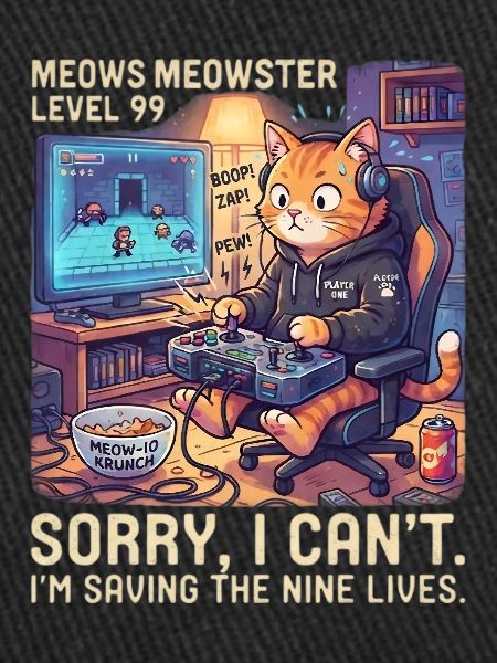 Meowster Level 99 Katzengamer