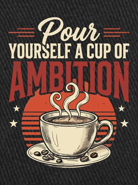 Kaffee und Ambition Retro