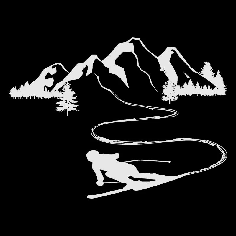 Skiing gift idea for children and ski binding