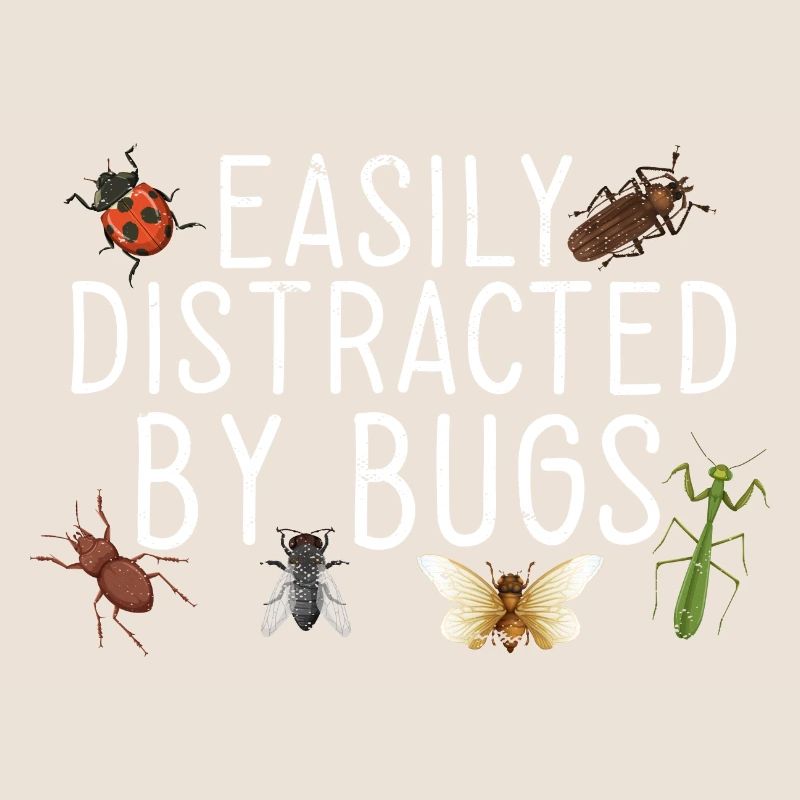 Entomologist Bug Science Easily Distracted By Bugs