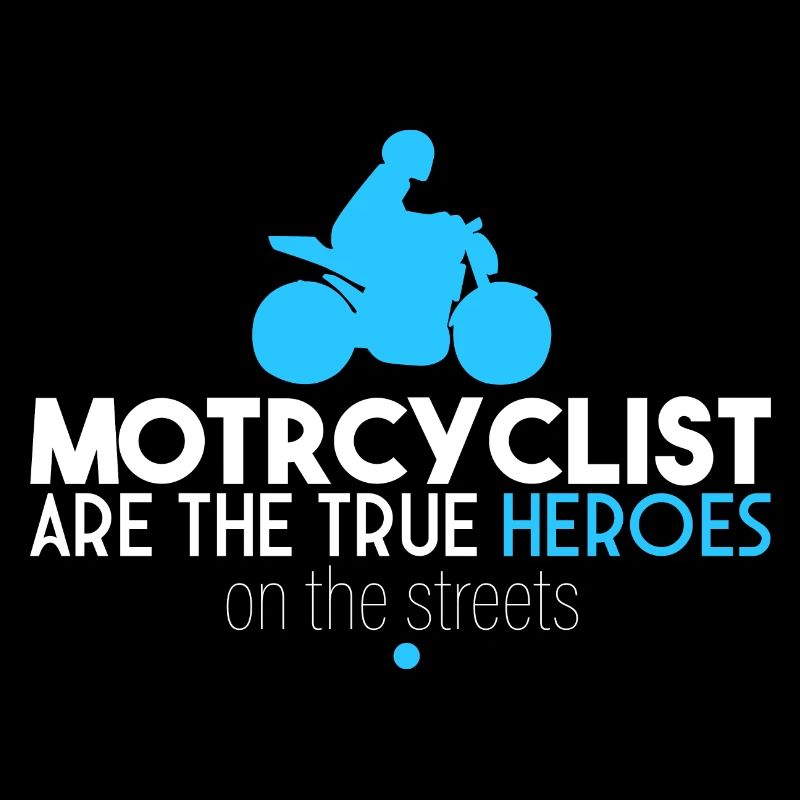 Motorradfahrer sind Helden