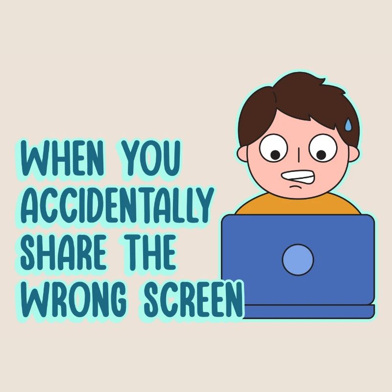 Work Screen Sharing Joke Design for Proud Pinoys