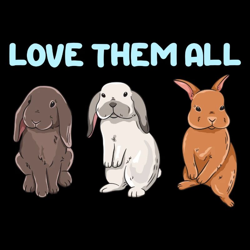 Conception de lapin mignon pour les propriétaires de lapins