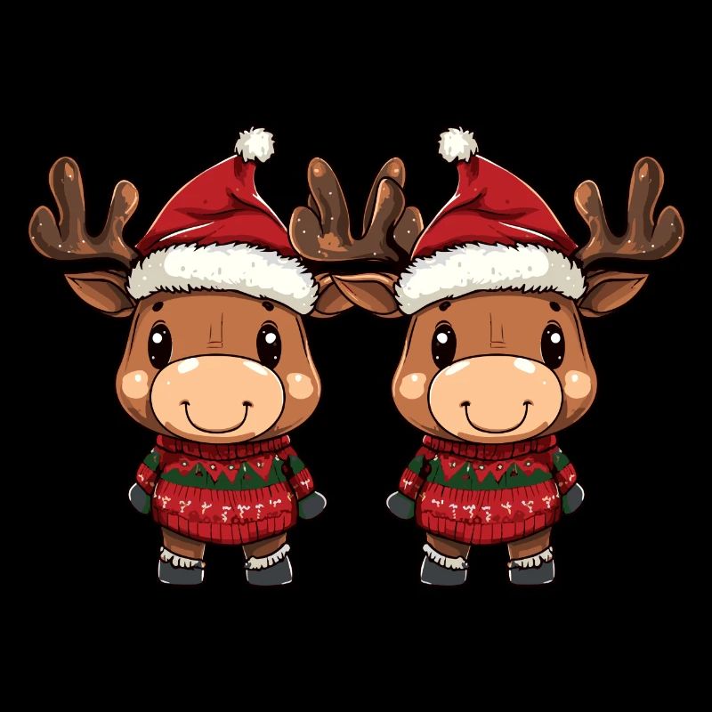 Équipe de Noël de l’orignal
