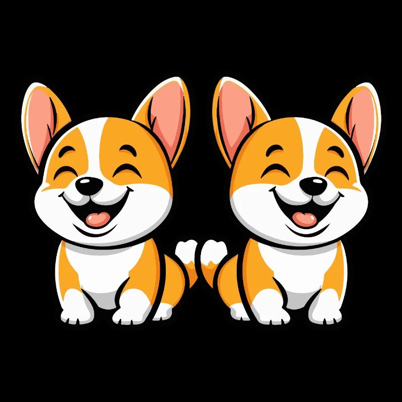Corgi Dog Comic