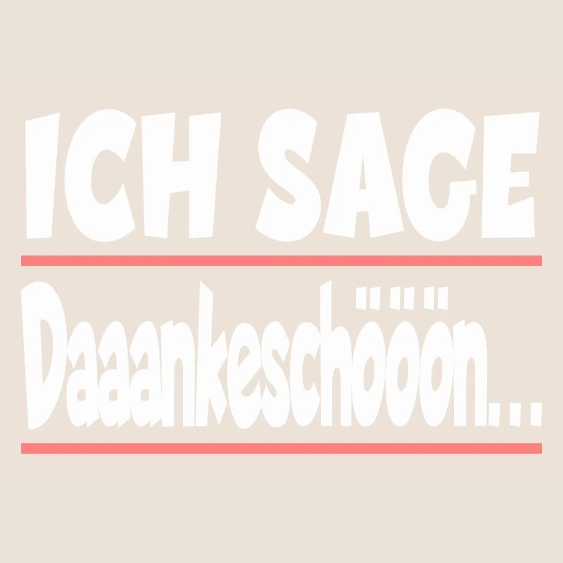 Ich sage Dankeschön für einen Kollege oder