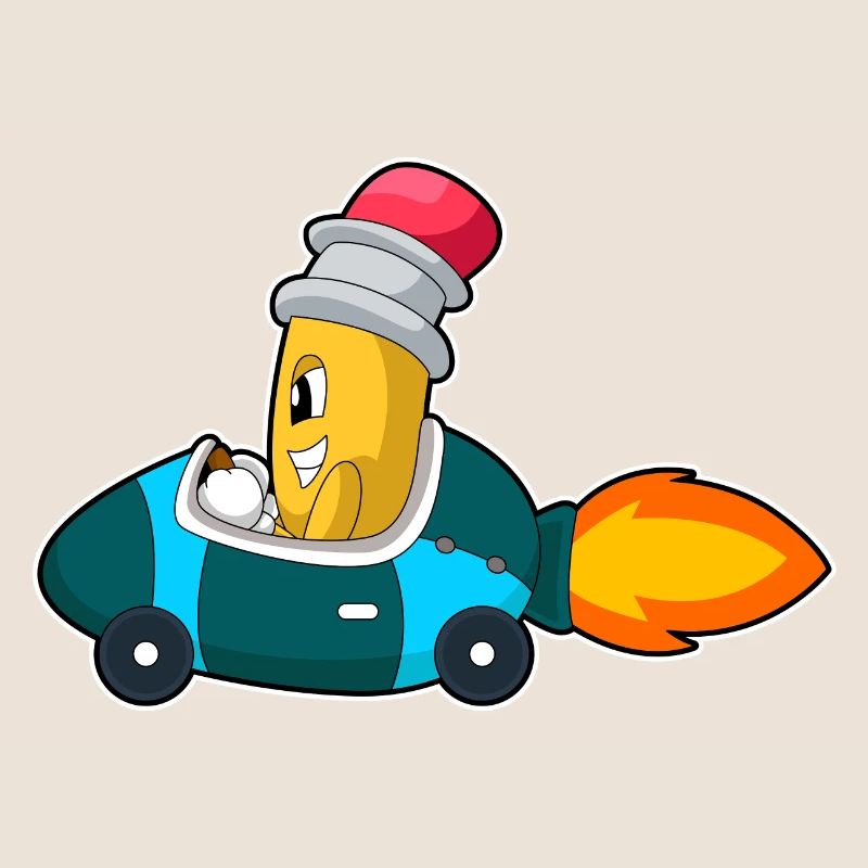 Voiture crayon