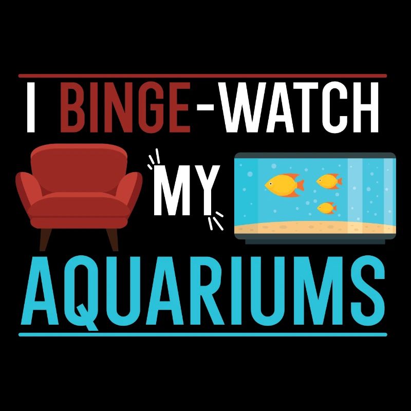 Je regarde mes aquariums