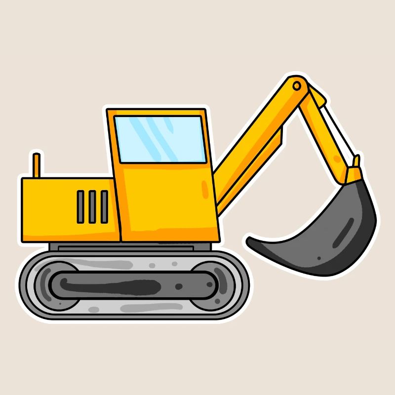 Excavator Construction Site Excavator Driver