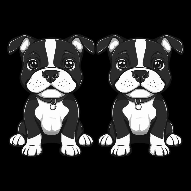 Pit Terrier Hund Comic