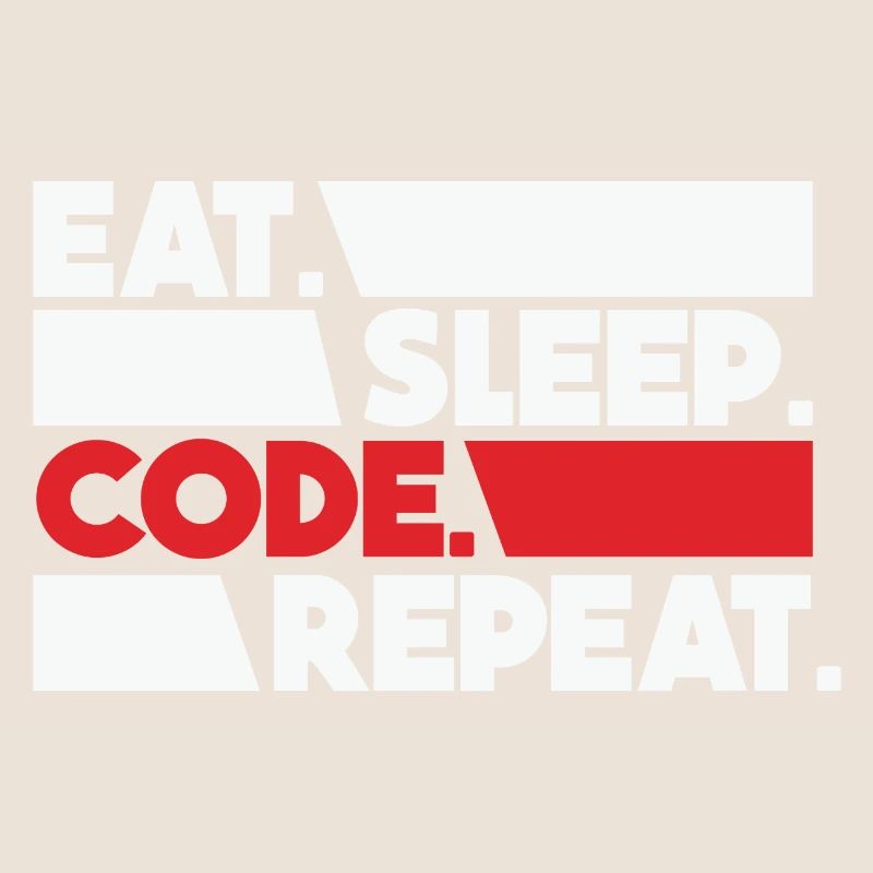 Eat Sleep Code Repeat Programmer Devloper