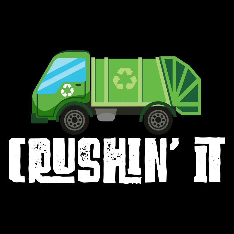 Garbage trucks, garbage day, garbage collection