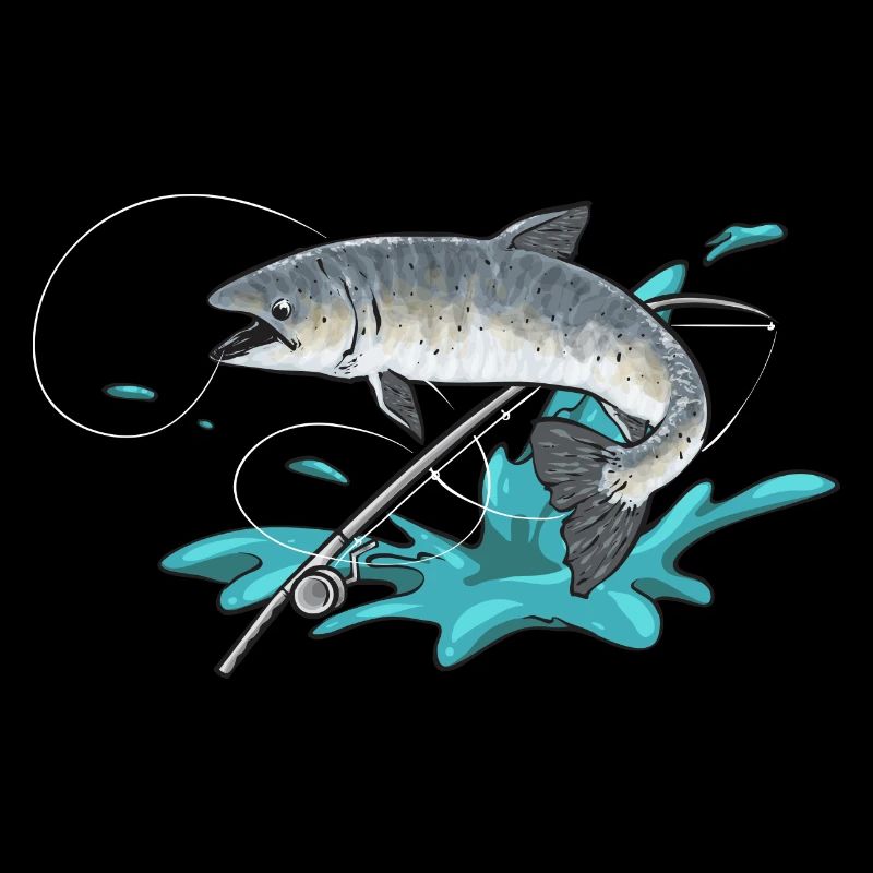 Pêche au saumon Pêcheur de saumon