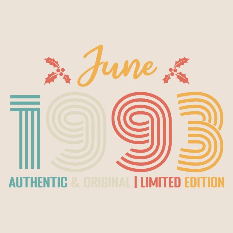 Juni 1993 Geburtstag Juni 1993 Retro Juni