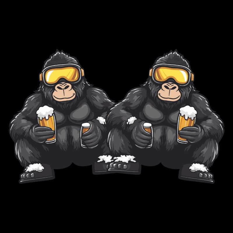 Gorilla Ski Team Bier