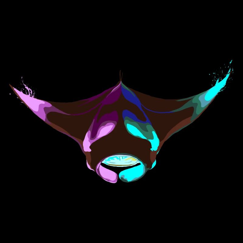 Splash Manta Rochen Stachelrochen