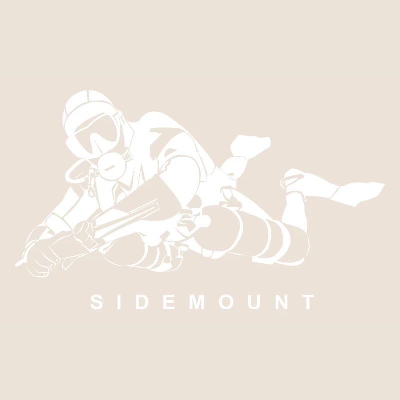Sidemount Diver Tauchen Geschenk Tec Diving