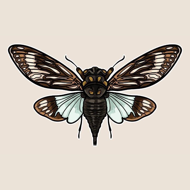 Cicada Colorful