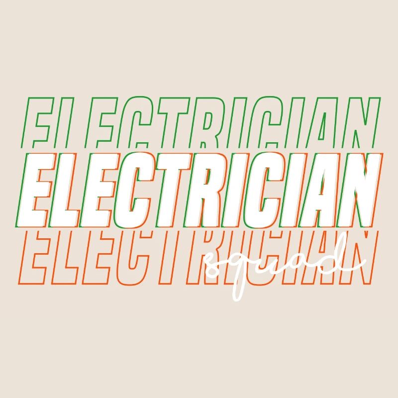 Electrician Squad Electro Worker Craftsman