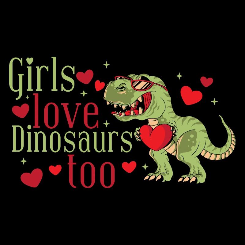Mädchen Dinosaurier