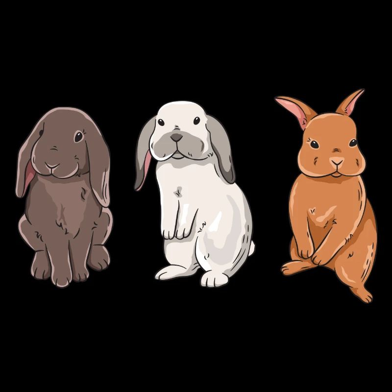 Conception de lapin mignon pour les propriétaires de lapins