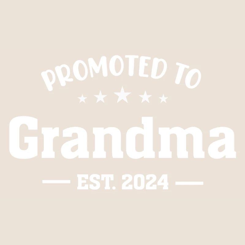 Zur Oma befördert 2024 Bald Großmutter