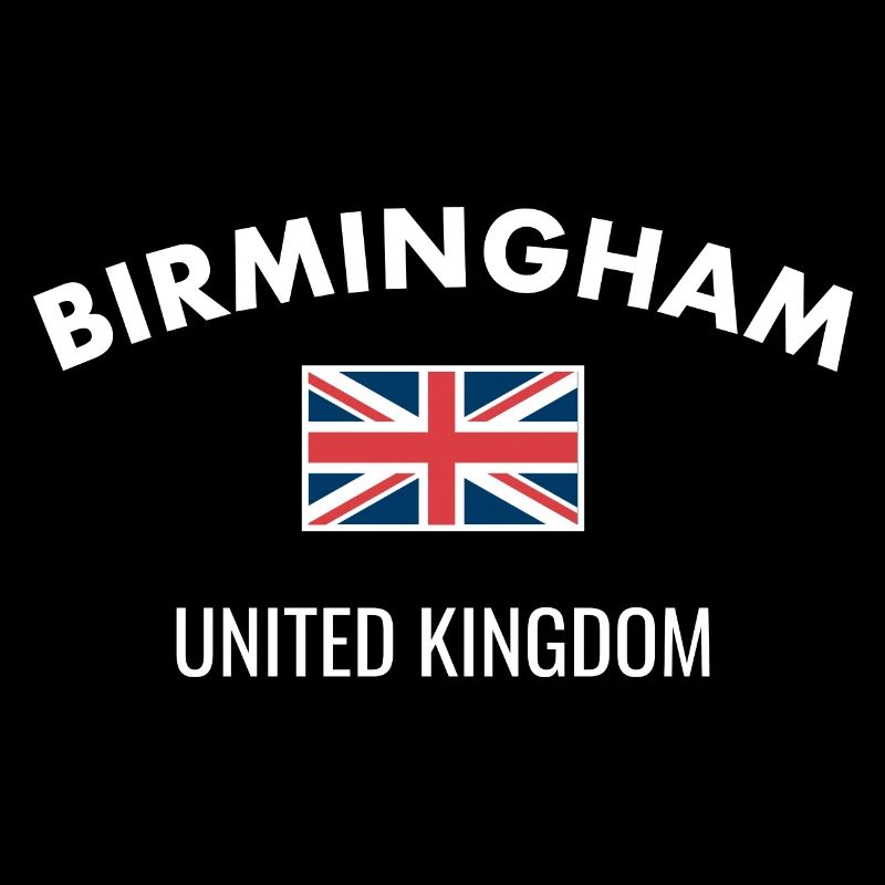 Birmingham Great Britain British Flag British