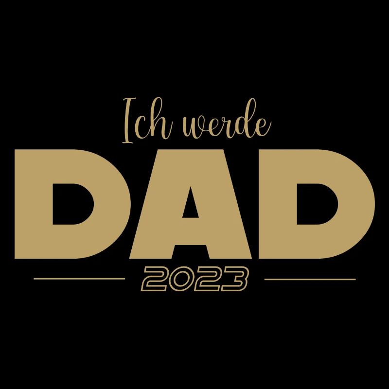 Ich werde Dad 2023 Geschenk Papa 2023