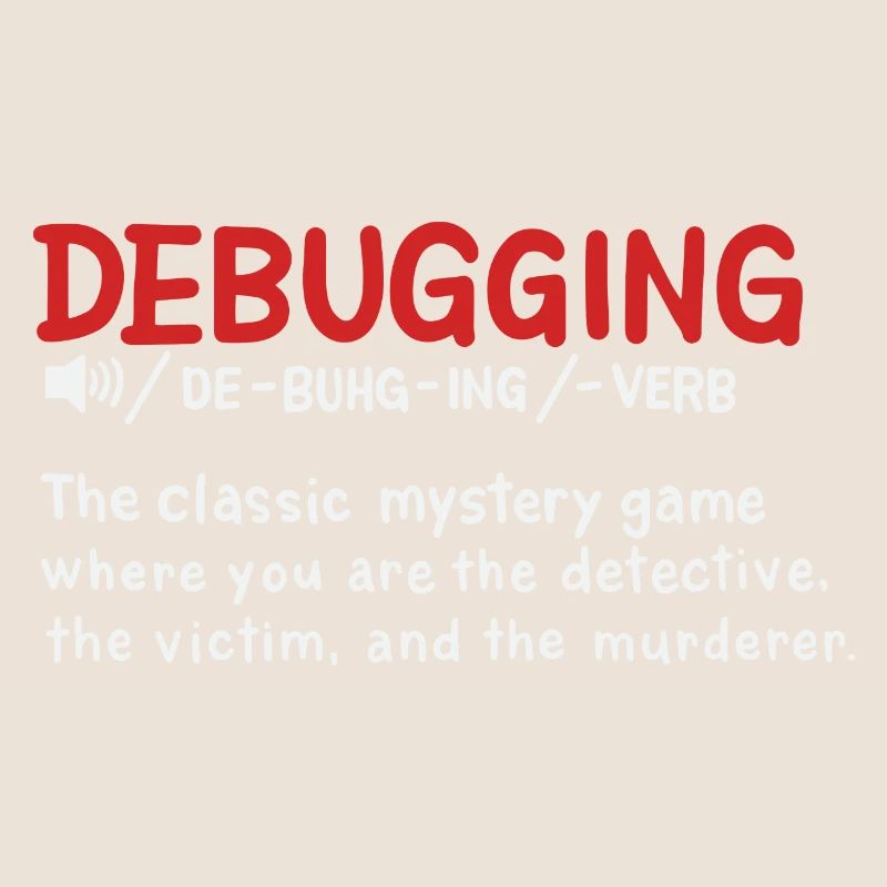 Debugging-Wörterbuch im Stil der Definition