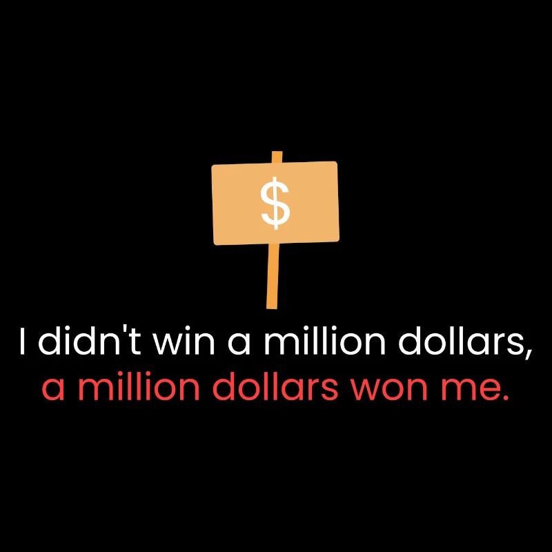 I didn't win a million dollars