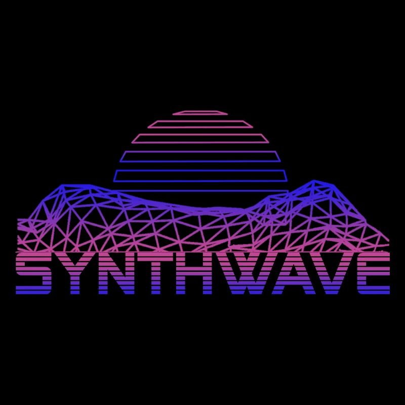 Retrowave Synthwave 80s Design
