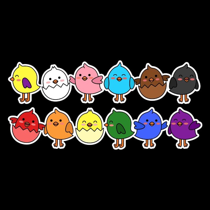 Pride Progress Flag Chick for Equality