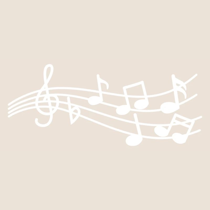 Panneau des notes de musique